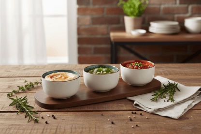 Danny home 3pc Mini Bowls On Acacia Board