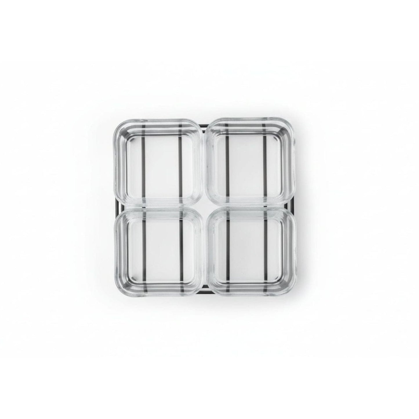 Danny Home 4pc Glass Serving Bowl - Plain