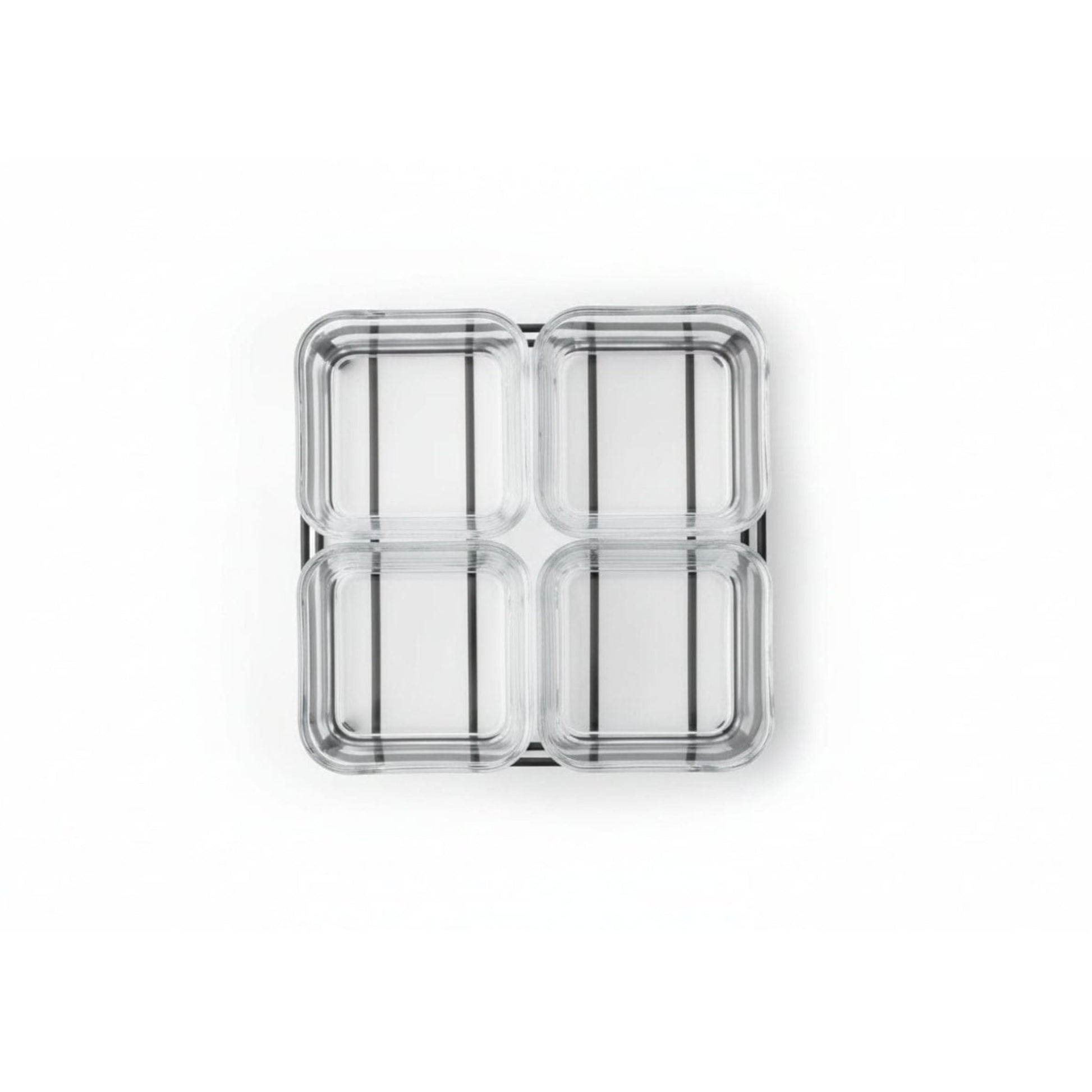 Danny Home 4pc Glass Serving Bowl - Plain