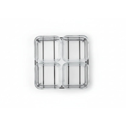 Danny Home 4pc Glass Serving Bowl - Plain