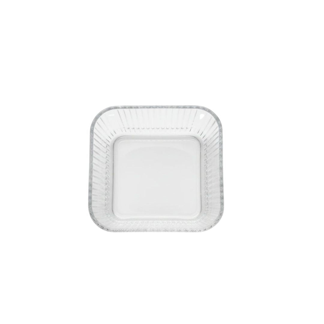 Danny Home 4pc Glass Serving Bowl - Ribbed