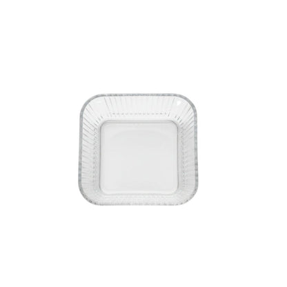 Danny Home 4pc Glass Serving Bowl - Ribbed