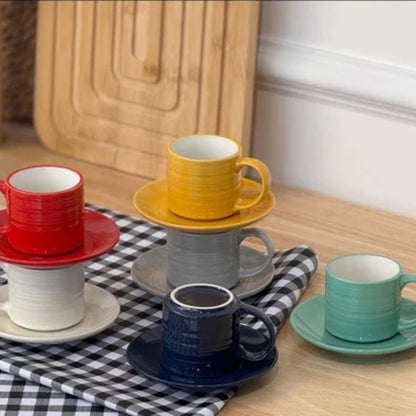 Danny Home 6pc Espresso Cup And Saucer Set
