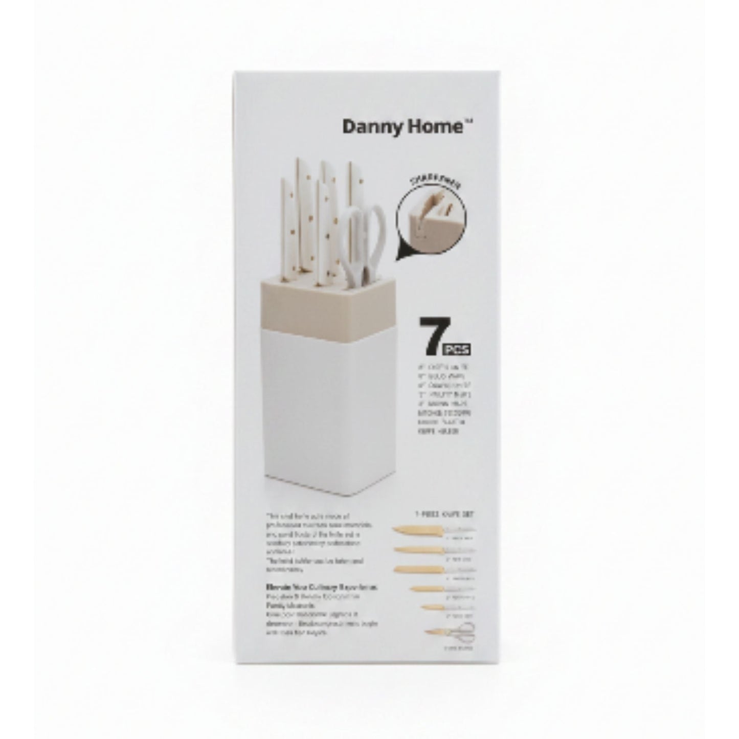 Danny Home 7pc Kitchen Knife Set
