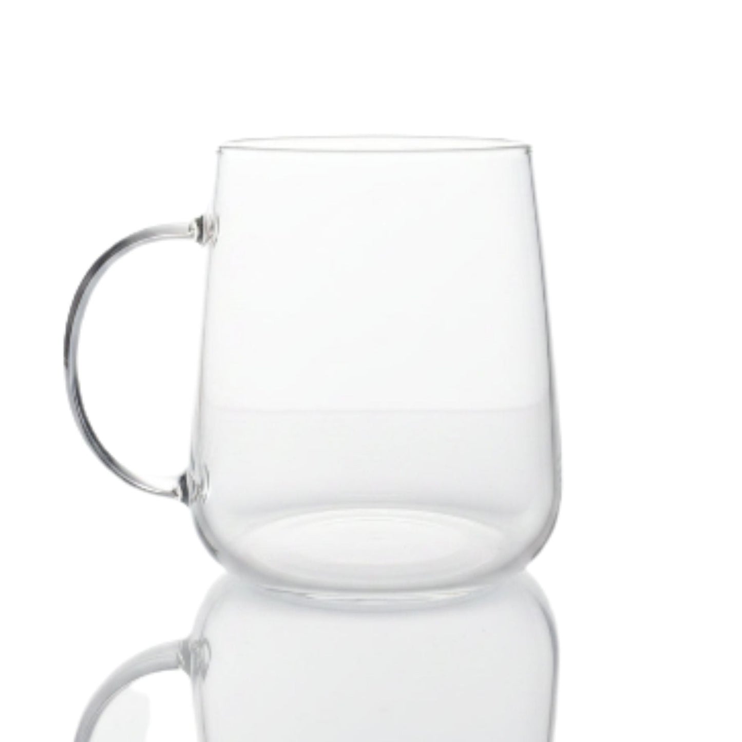 Danny home Borosilicate Clear Mug - 450ml On White Background
