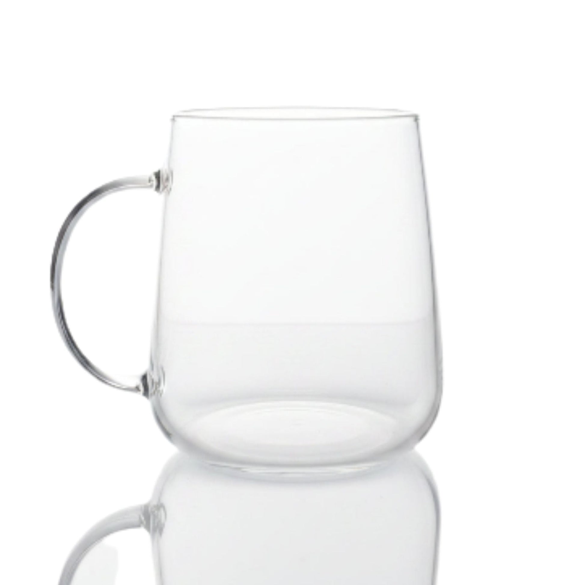 Danny home Borosilicate Clear Mug - 450ml On White Background