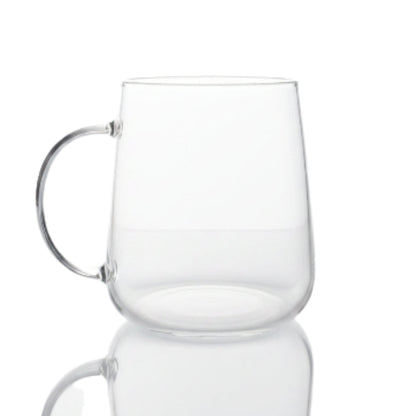 Danny home Borosilicate Clear Mug - 450ml On White Background