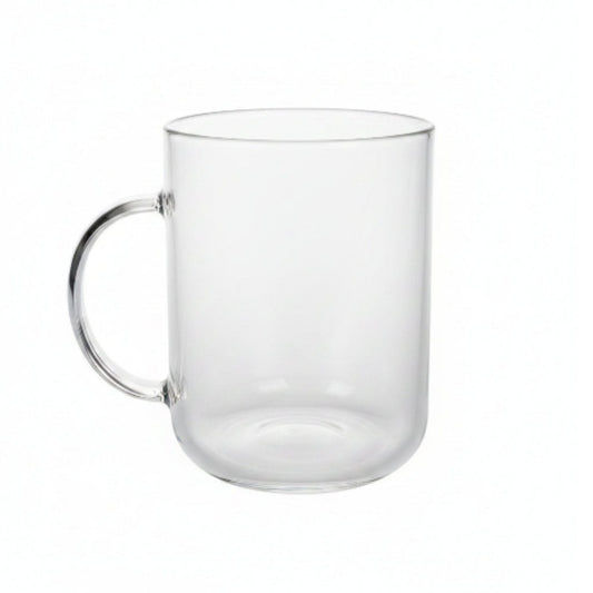 Danny home Borosilicate Clear Mug - 500ml On White Background