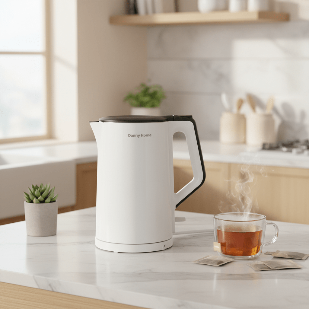 Danny Home Electric Kettle 1.5L - White