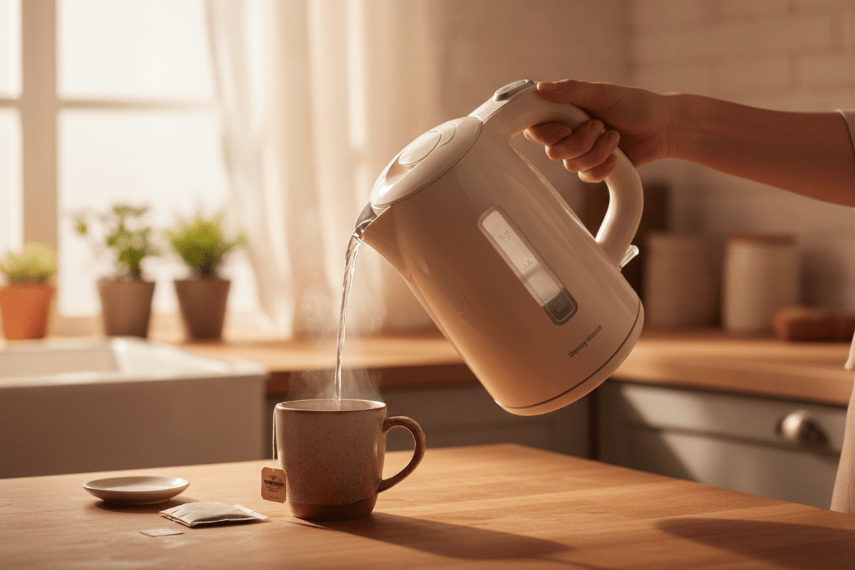 Danny Home Electric Kettle 1.7L - Cream