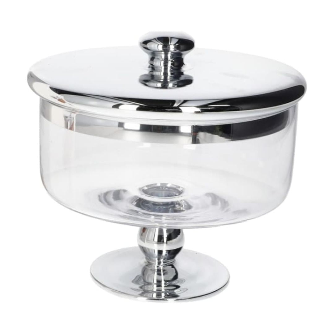 Danny Home Footed Glass Dome With Lid