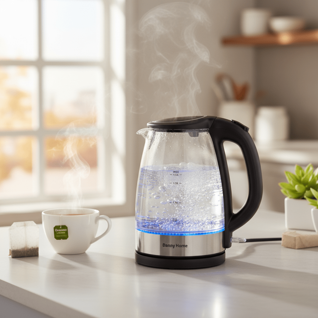 Danny Home Glass Electric Kettle 1.7L