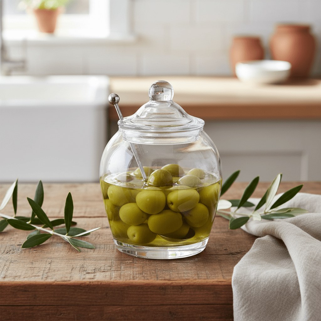 Danny Home Glass Olive Jar