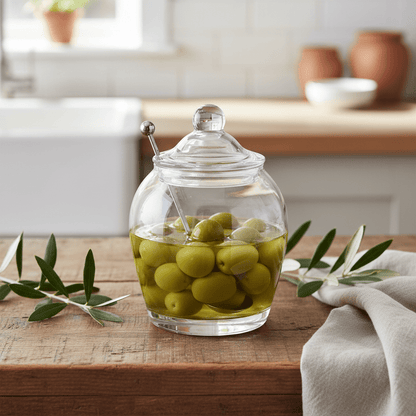 Danny Home Glass Olive Jar