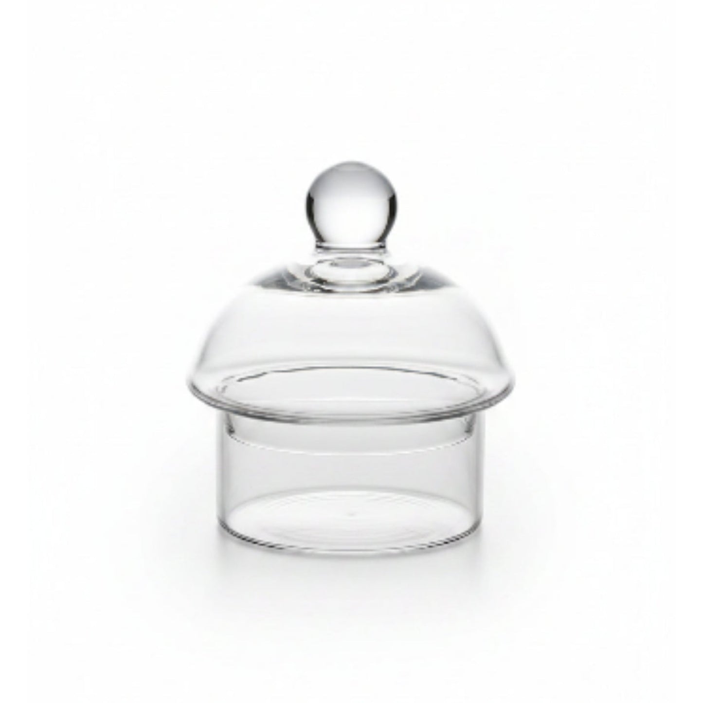 Danny Home Glass Sweet Jar – Clear Candy Storage Container for Sweets, Chocolates, Treats & Kitchen Countertop Display