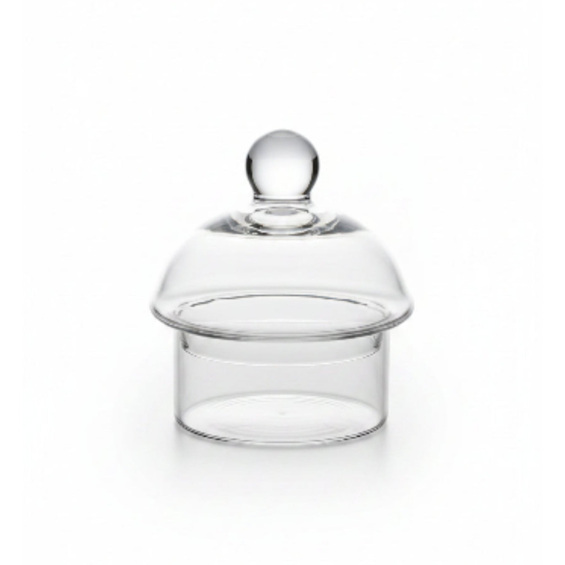 Danny Home Glass Sweet Jar – Clear Candy Storage Container for Sweets, Chocolates, Treats & Kitchen Countertop Display