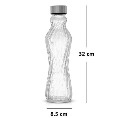 Danny Home Glass Textured Bottle 500ml
