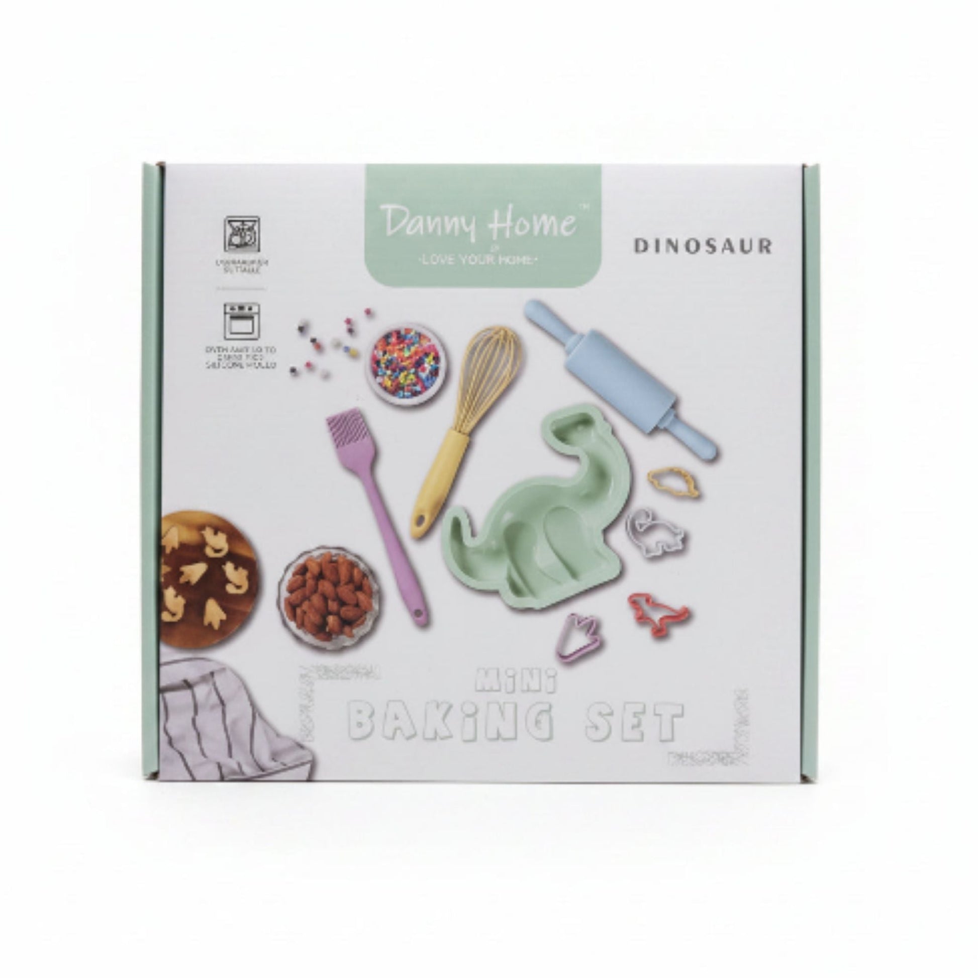Danny Home Kids Baking Set - Dinosaur