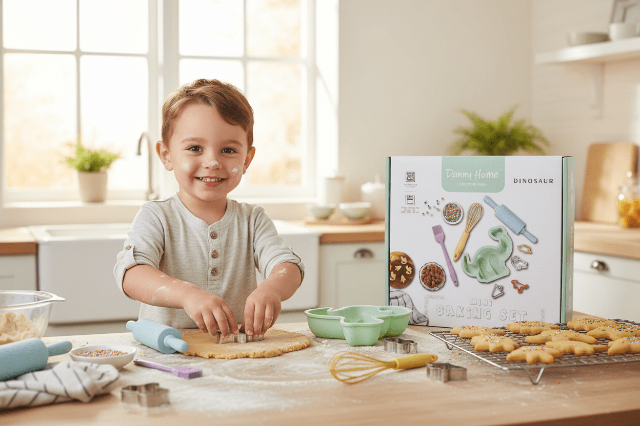 Danny Home Kids Baking Set - Dinosaur