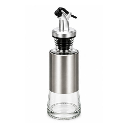Danny Home Multi-Function Oil & Vinegar Bottle – Easy-Pour Kitchen Dispenser – Clear Glass Design