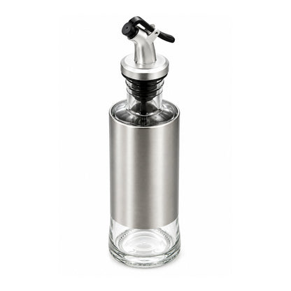 Danny Home Multi-Function Oil & Vinegar Bottle – Easy-Pour Kitchen Dispenser – Clear Glass Design