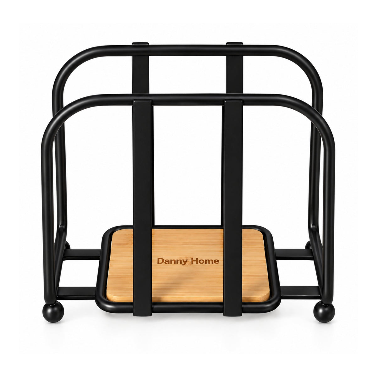 Danny Home Napkin Holder – Sturdy Tabletop Tissue Holder With Bamboo Base