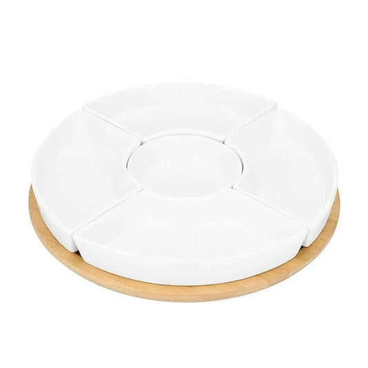 Danny Home Rotating Tray With Bowls