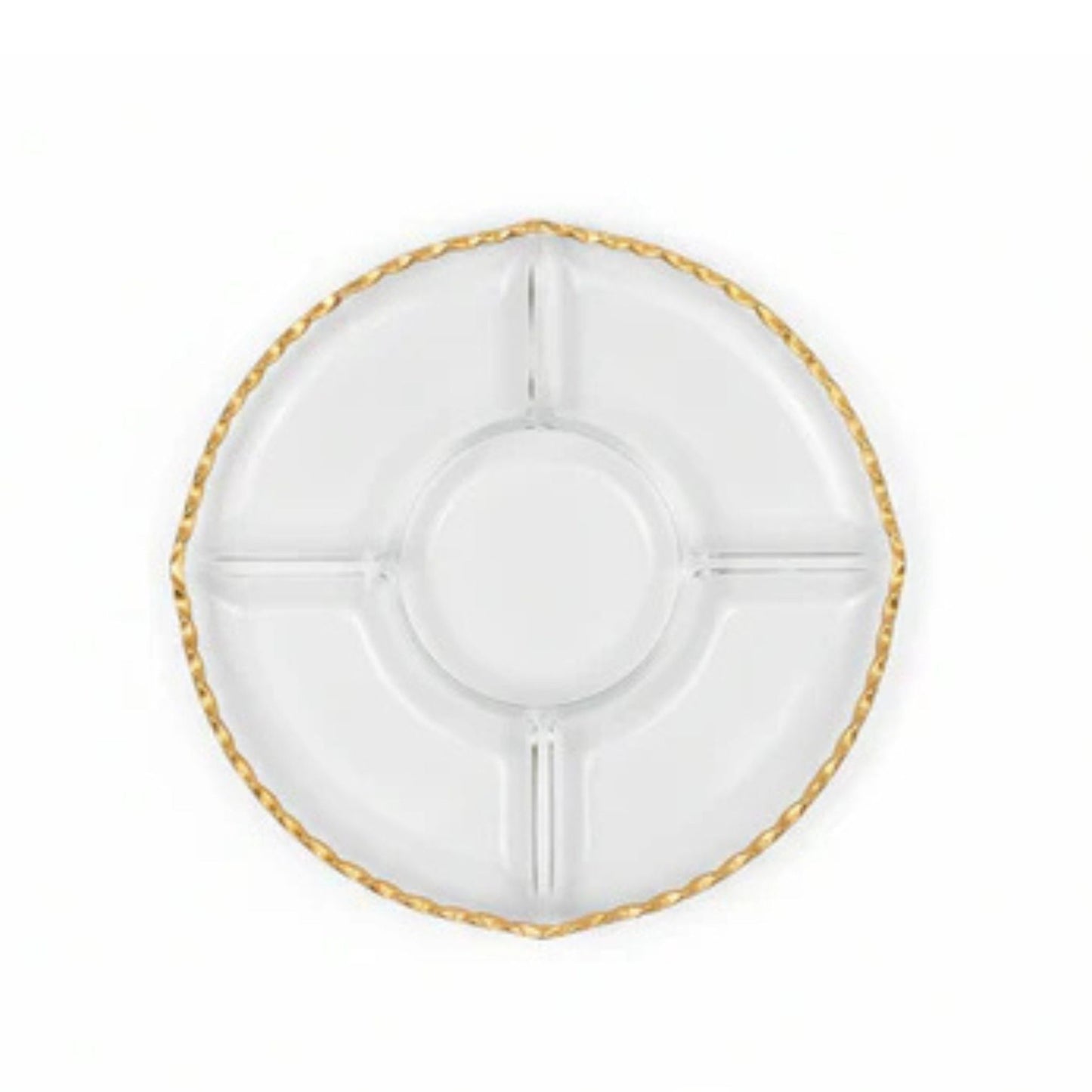 Danny Home Round 5 Division Platter With Gold Rim