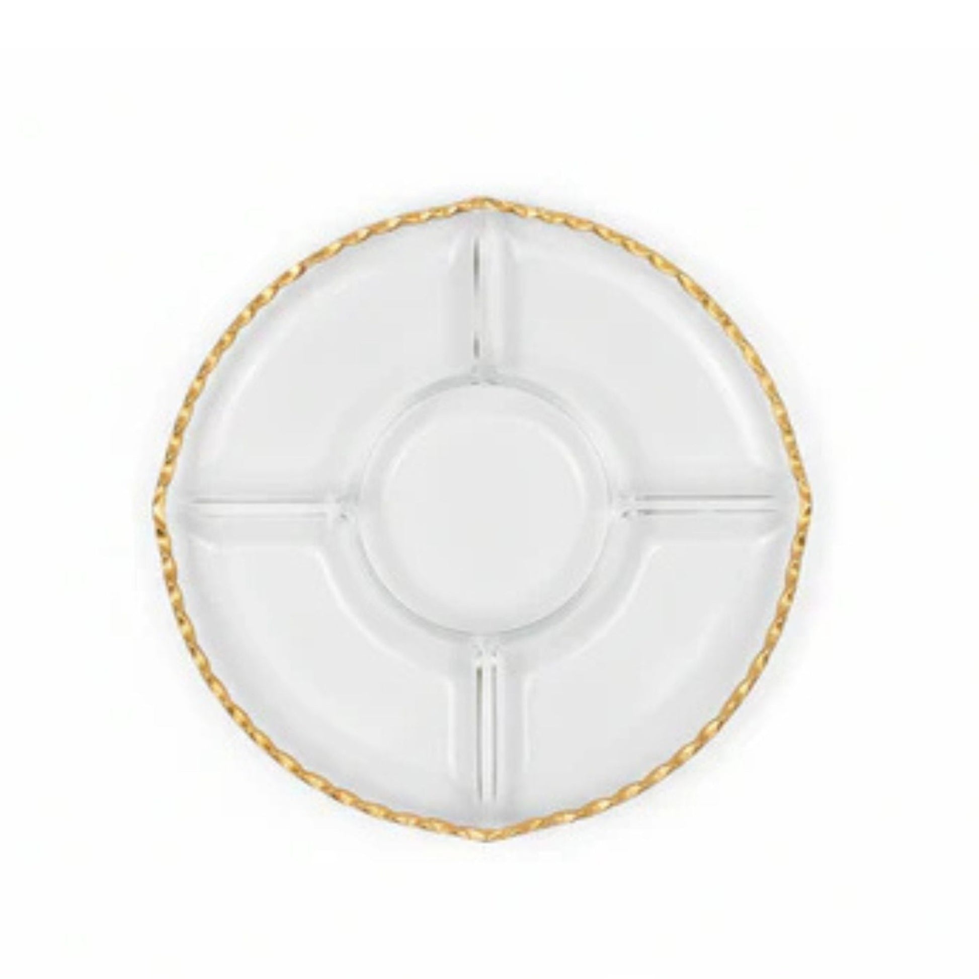 Danny Home Round 5 Division Platter With Gold Rim