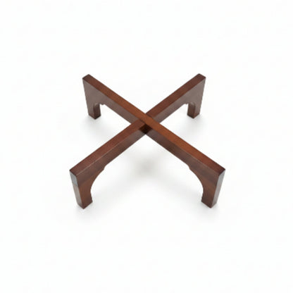 Danny Home Salad Bowl with Wooden Stand – Elegant Serving Bowl Set