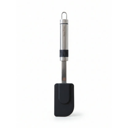 Danny Home Silicone Spatula with Stainless Steel Handle Heat-Resistant Kitchen Turner - Black