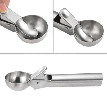 Danny Home Stainless Steel Trigger Ice Cream Scoop