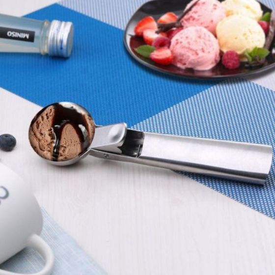 Danny Home Stainless Steel Trigger Ice Cream Scoop