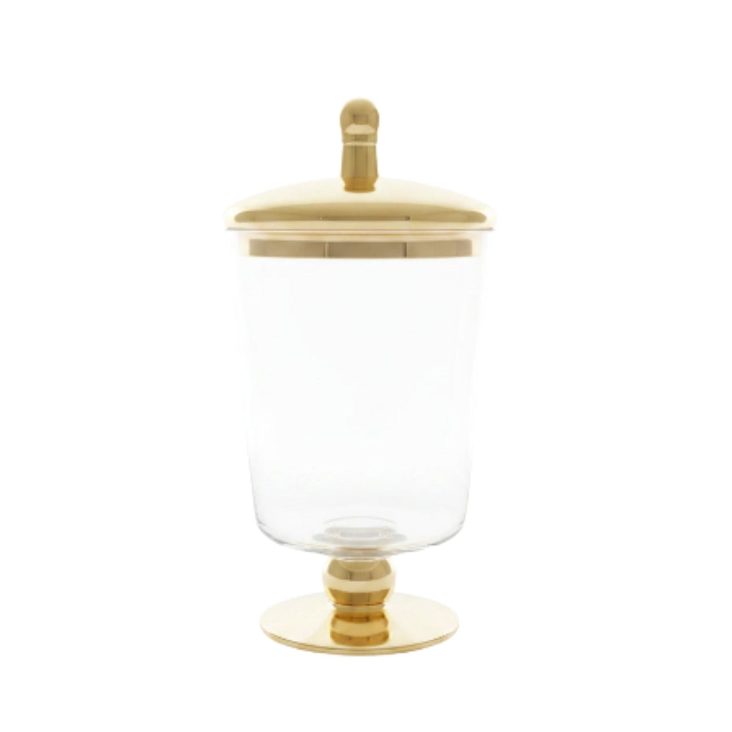 Danny Home Tall Jar With Lid 24x9cm On White Background