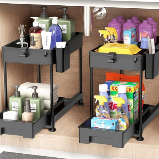 2 Tier Sliding Storage