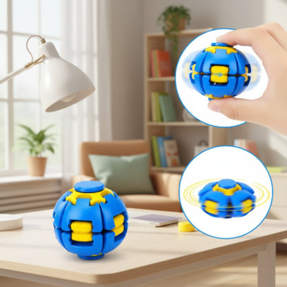 Decompression Rotating Fidget Ball Spinner – Handheld Sensory Stress Relief Toy with Smooth Spinning Action