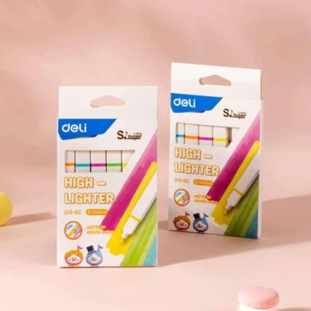 Deli 6pc Highlighter  