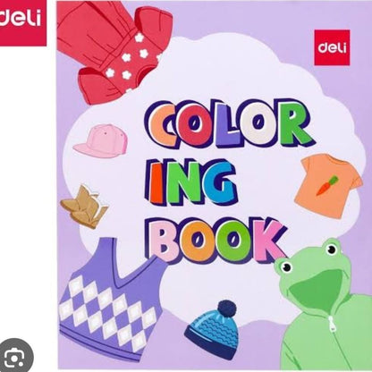Deli Large Picture Colouring Book 24pages