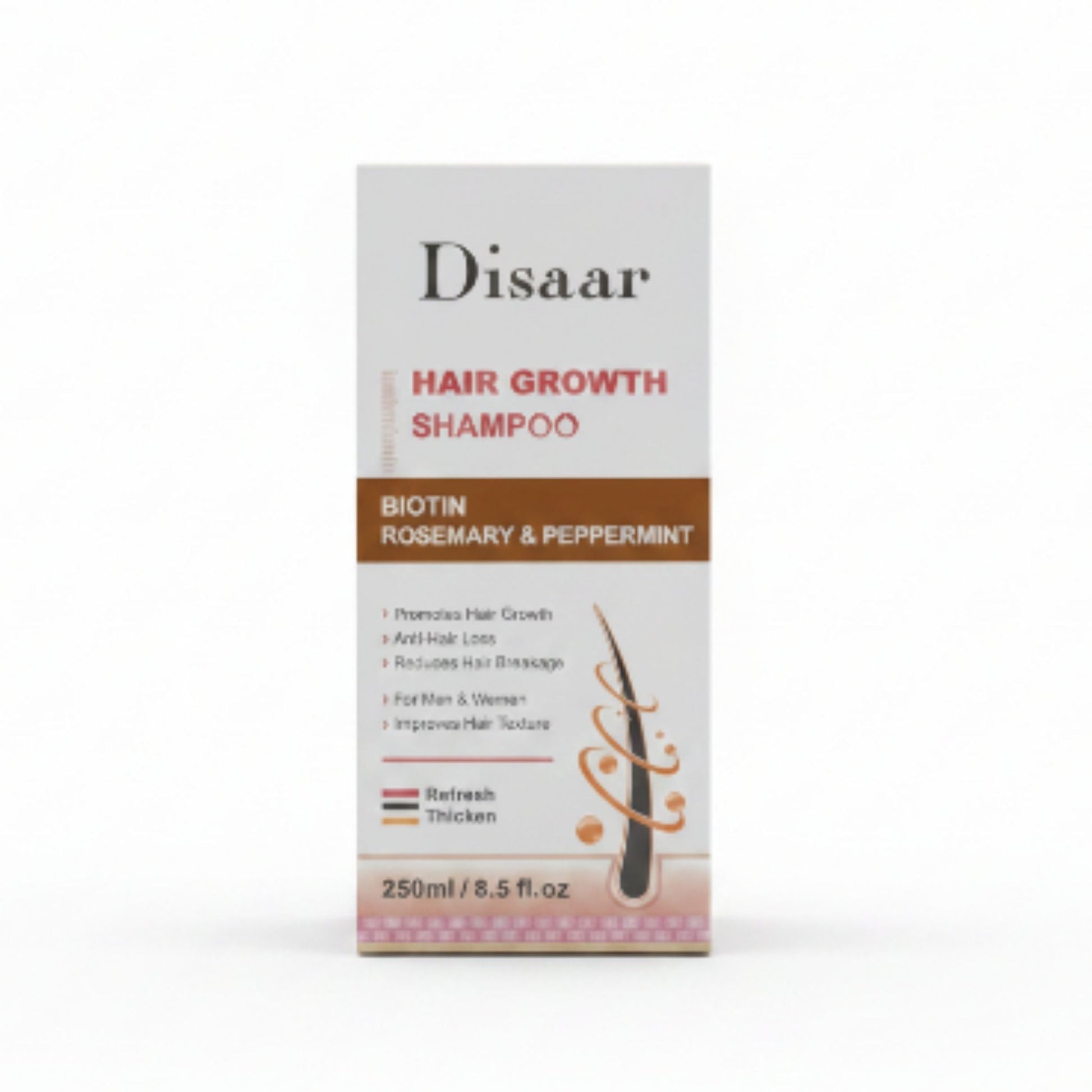 Disaar Hair Growth Shampoo - Biotin, Rosemary & Peppermint - 250ml