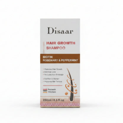 Disaar Hair Growth Shampoo - Biotin, Rosemary & Peppermint - 250ml
