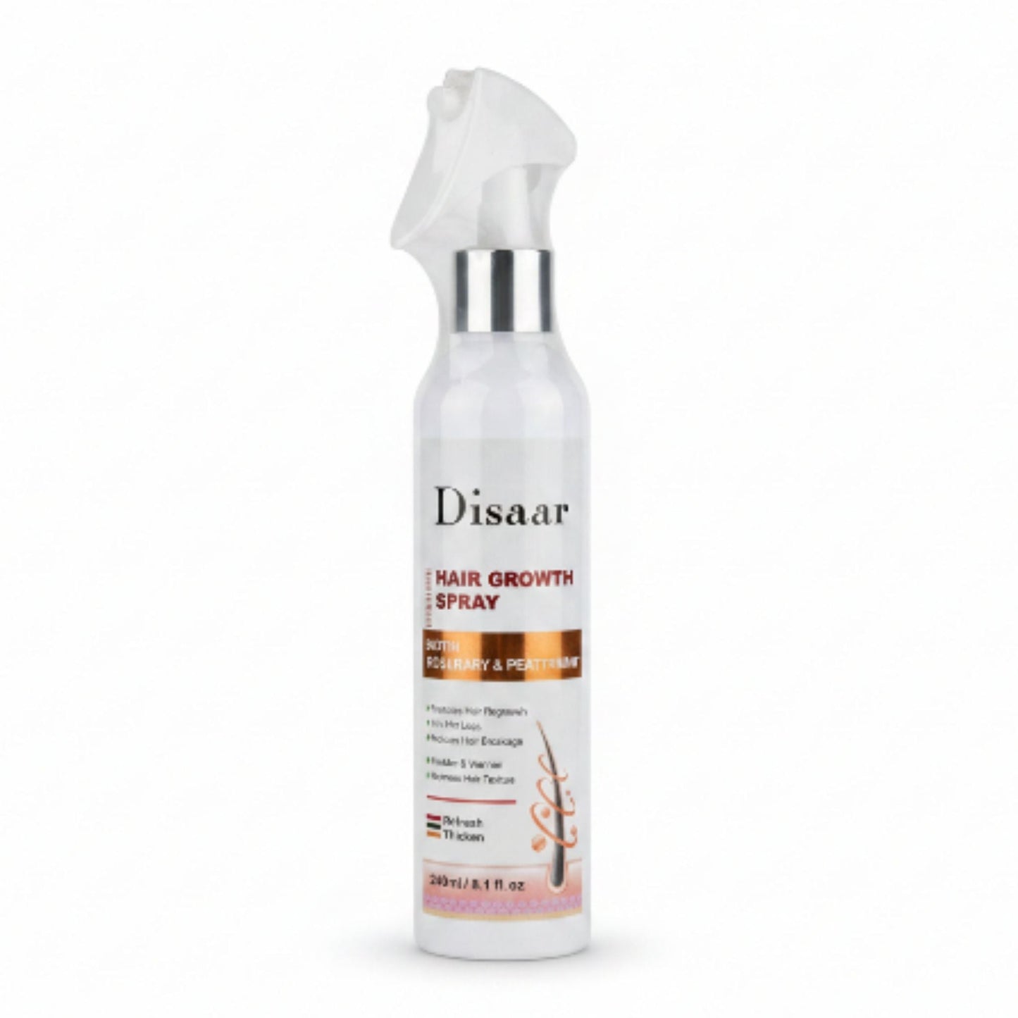 Disaar Hair Growth Spray - Biotin, Rosemary & Peppermint - 240ml