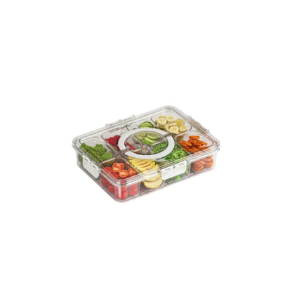 Divided 8 Slot Storage With Clear Division
