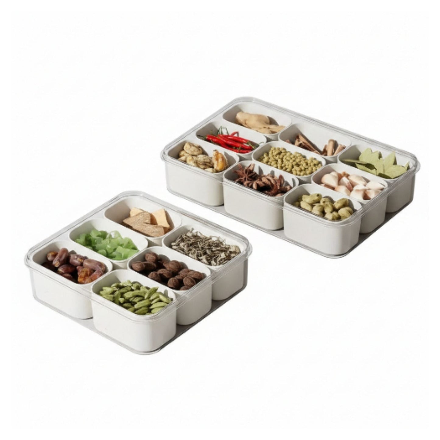Divided Storage Boxes with Lid