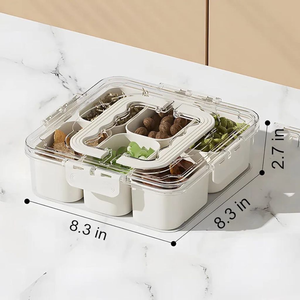 Divided Storage Boxes with Lid