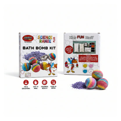 DIY Bath Bomb Making Kit | Kids Craft & Science Activity On White Background