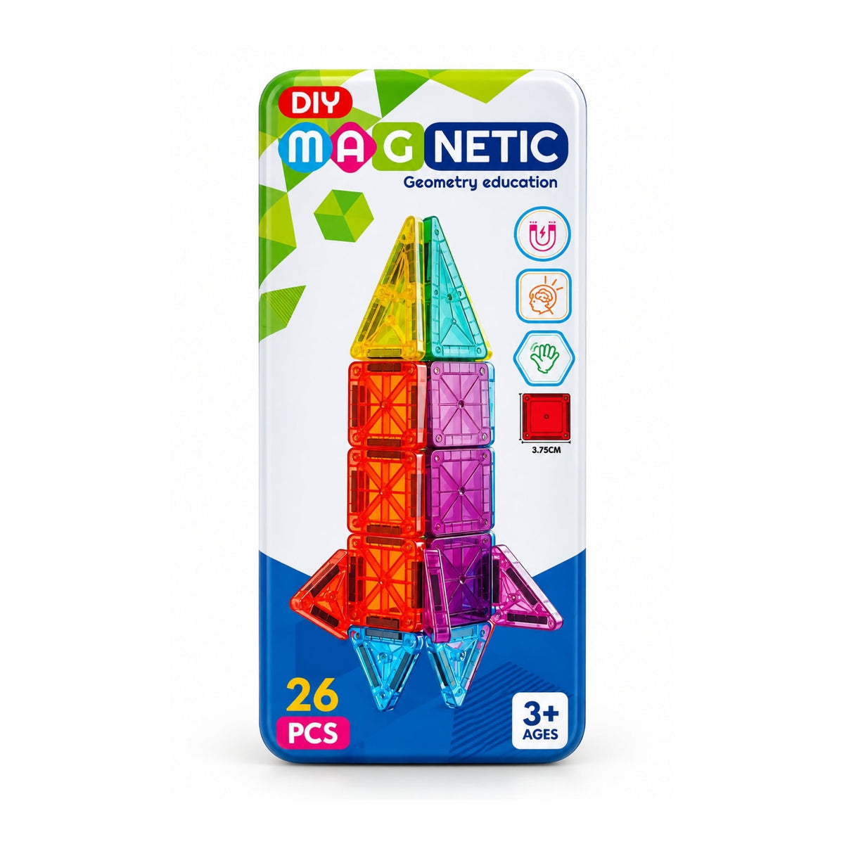 DIY Magnetic Building Blocks – Creative Construction & STEM Learning Toy