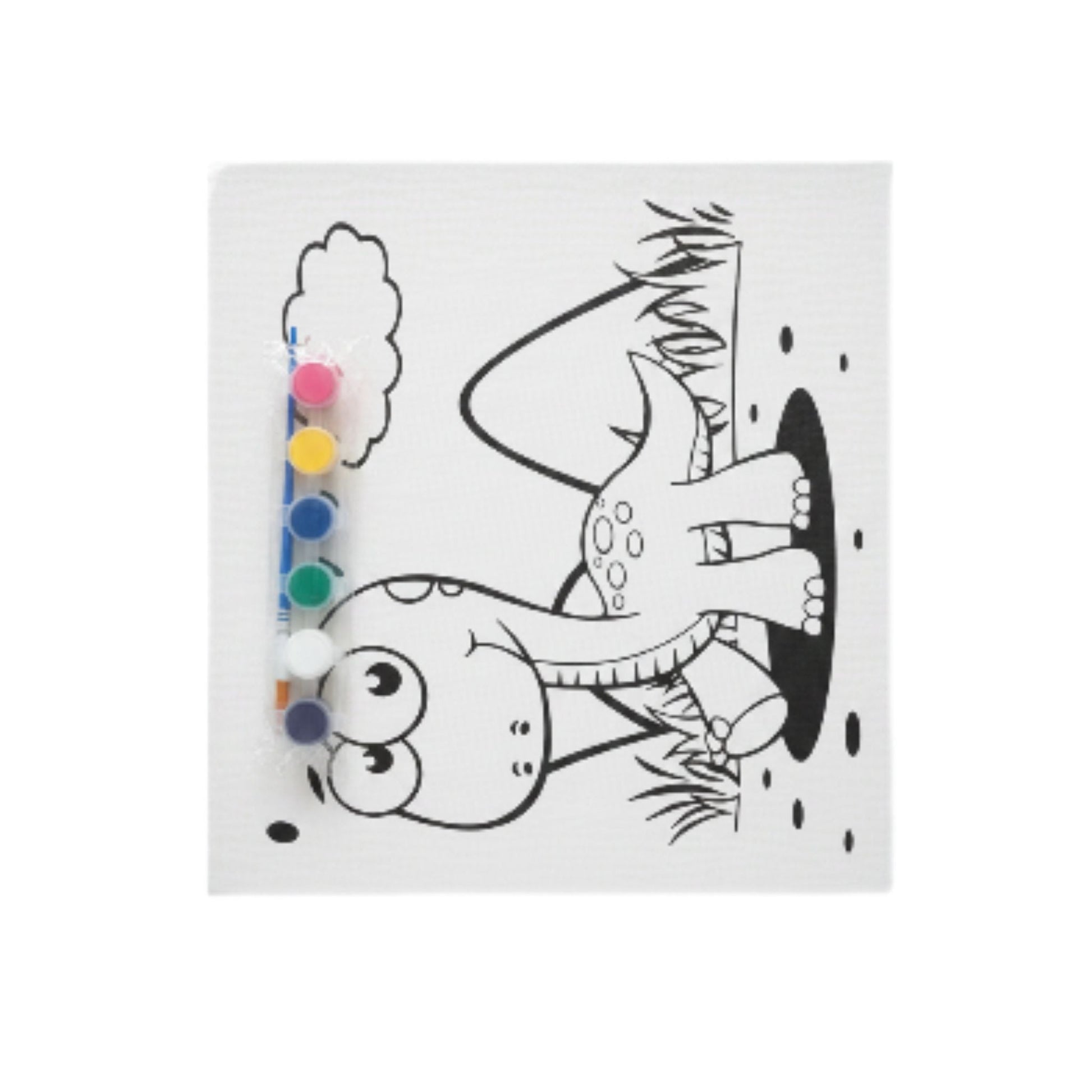 DIY Printed Canvas And Paint Set Large 30x40cm
