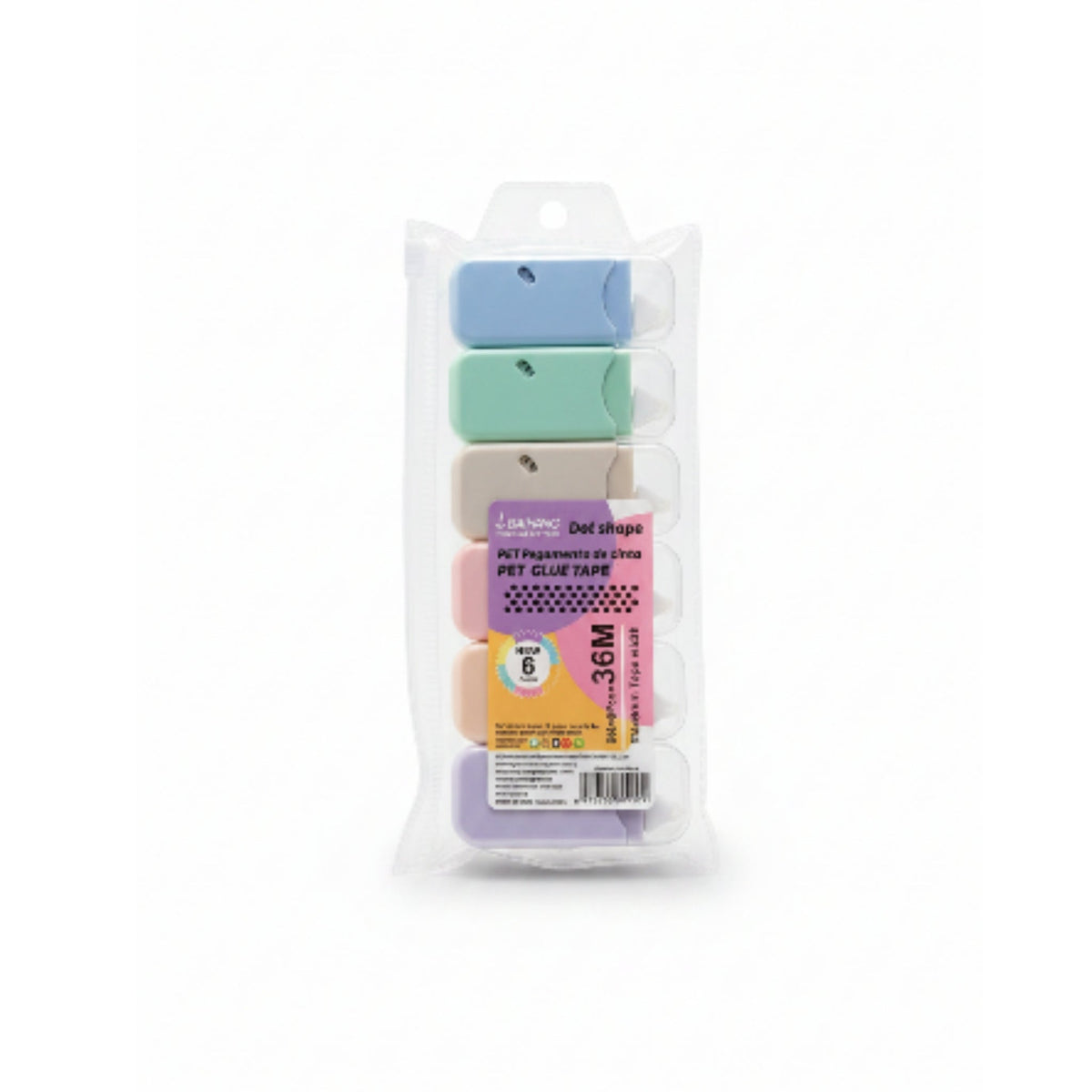 Dot Adhesive Tape Roller | Double-Sided Glue Tape for Crafts & School
