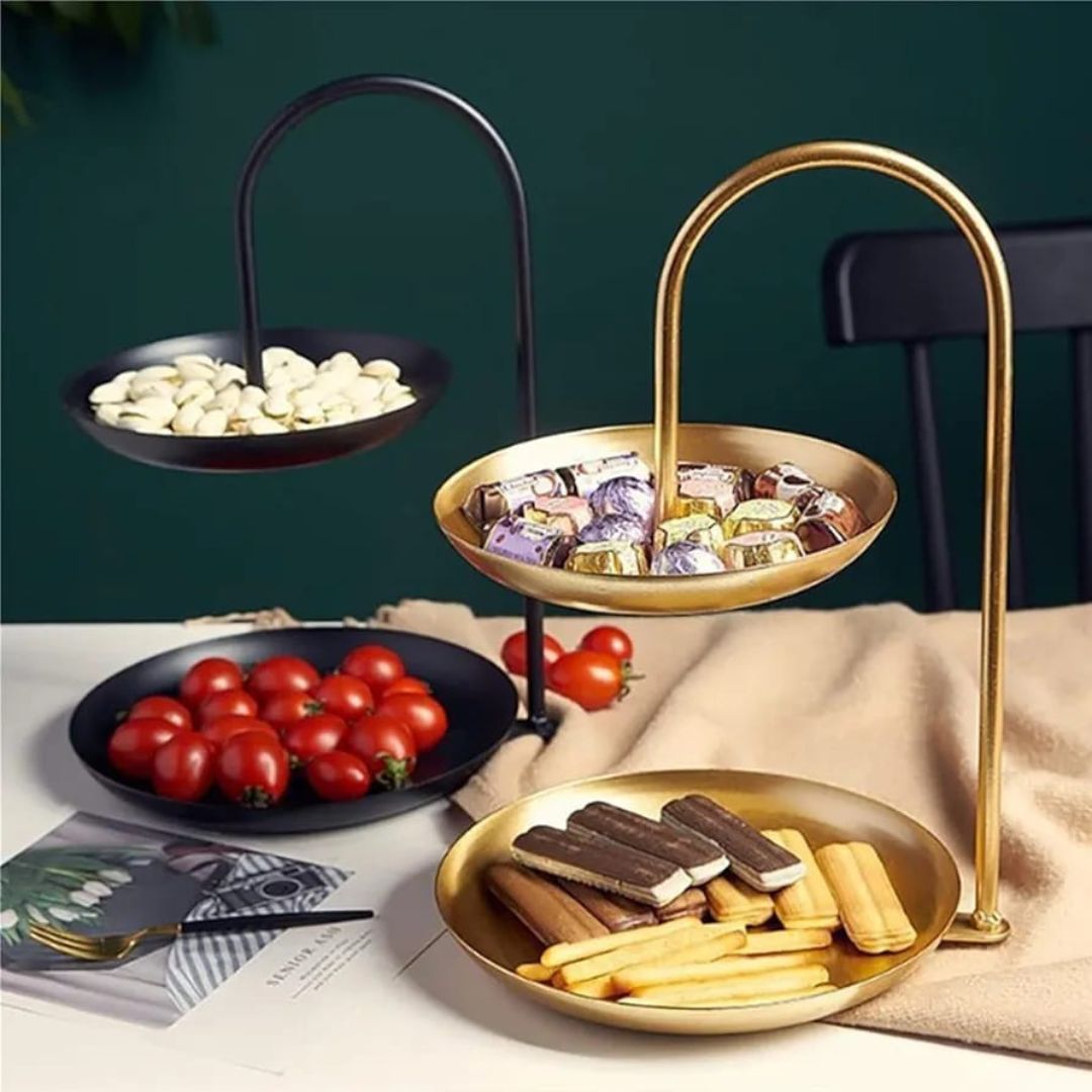 Double Layer Food Stand