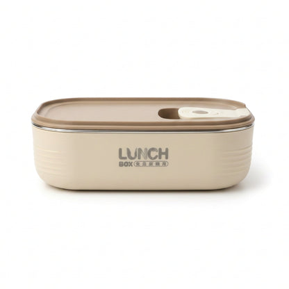 Double Layer Stainless Steel Lunch Box - Food-Grade Portable Lunch Container